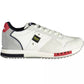 Blauer White Contrasting Lace-Up Sports Sneakers