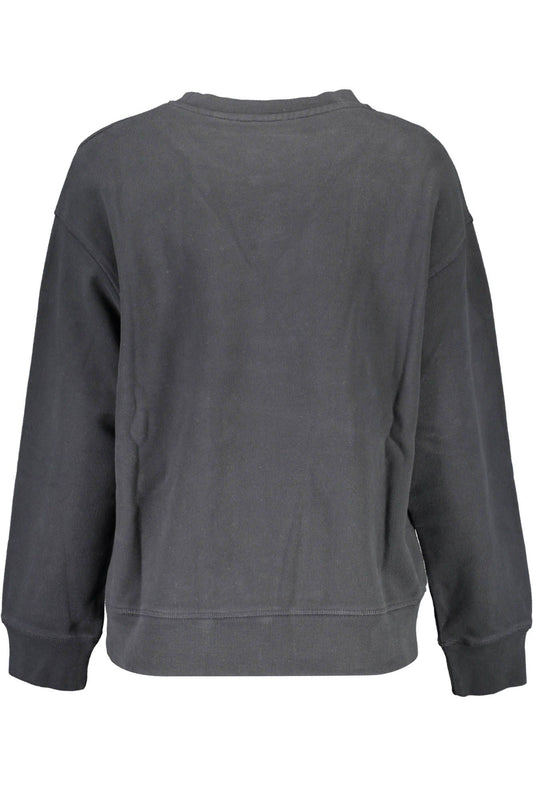 Levi's Chic Black Cotton Long-Sleeved Sweatshirt