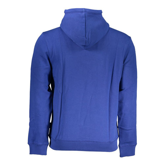 Napapijri Chic Blue Hooded Sweatshirt with Logo Print