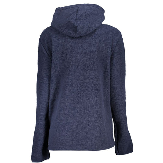 Norway 1963 Chic Blue Hooded Sweatshirt with Unique Pocket
