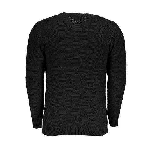 U.S. Grand Polo Black Fabric Sweater