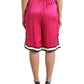 Dolce & Gabbana Chic Pink High Waist Jersey Shorts