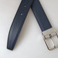 Dolce & Gabbana Aquamarine Blue Leather Belt