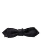Dolce & Gabbana Elegant Silk Black Bow Tie for Gentleman