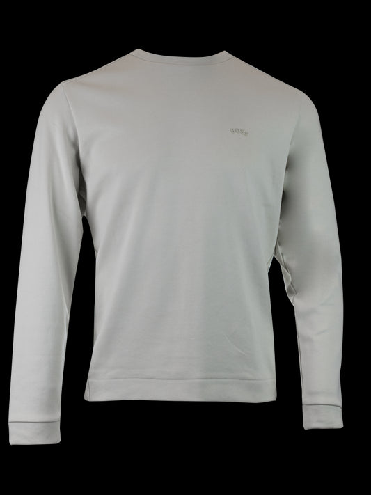 Hugo Boss Elegant Beige Cotton Sweatshirt