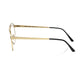 Frankie Morello Aviator Style Metallic Frame Eyeglasses
