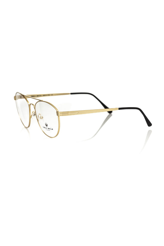 Frankie Morello Aviator Style Metallic Frame Eyeglasses