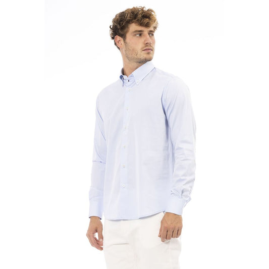 Baldinini Trend Elegant Light Blue Italian Shirt