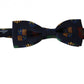 Dolce & Gabbana Exquisite Silk Bow Tie in Blue Flags Print