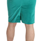 GF Ferre Chic Forest Green Pencil Skirt