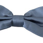 Dolce & Gabbana Elegant Blue Silk Bow Tie