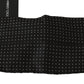 Dolce & Gabbana Elegant Black Dotted Silk Cummerbund