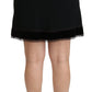 Dolce & Gabbana Elegant High-Waist Black Skirt