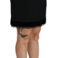 Dolce & Gabbana Elegant High-Waist Black Skirt