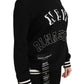 Dolce & Gabbana Chic Black Sequined Cotton Sweater