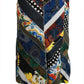 Dolce & Gabbana Elegant Geometric Print High-Waist Skirt