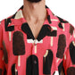 Dolce & Gabbana Elegant Silk Blend Ice-Cream Print Shirt