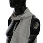 Costume National Elegant Gray Cotton Men's Scarf