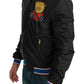 Dolce & Gabbana Elegant Multicolor Motive Bomber Jacket