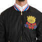 Dolce & Gabbana Elegant Multicolor Motive Bomber Jacket