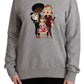 Dolce & Gabbana Elegant Multicolor Embroidered Crew-neck Sweater