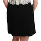 Dolce & Gabbana Chic Sleeveless Sheath Mini Dress with Lace Detail