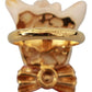 Dolce & Gabbana Chic Canine Gold-Tone Statement Ring