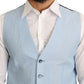 Dolce & Gabbana Elegant Azure Men's Formal Vest