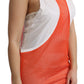 Dsquared² Elegant Sleeveless Cotton Tank in Orange