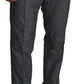 Dolce & Gabbana Elegant Gray Slim Fit Dress Trousers