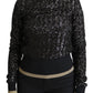 Dolce & Gabbana Elegant Sequined Turtleneck Sweater