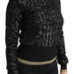 Dolce & Gabbana Elegant Sequined Turtleneck Sweater