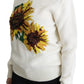 Dolce & Gabbana Elegant Knitted Sunflower Sweater