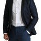 Dolce & Gabbana Elegant Martini Blue Slim Fit Blazer