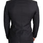 Dolce & Gabbana Elegant Black Virgin Wool Martini Blazer