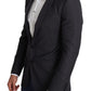 Dolce & Gabbana Elegant Black Virgin Wool Martini Blazer