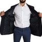 Dolce & Gabbana Elegant Black Virgin Wool Men's Blazer