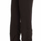 Ermanno Scervino Chic Brown Casual Trousers for Sophisticated Style