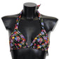 Dolce & Gabbana Chic Floral Printed Bikini Top