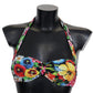 Dolce & Gabbana Floral Elegance High-End Bikini Top