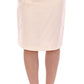 Andrea Incontri Elegant White Floral Pencil Skirt