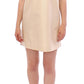 Andrea Incontri Elegant Beige Shift Sleeveless Dress