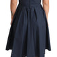 Dolce & Gabbana Elegant Polka-Dotted Blue A-Line Dress