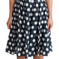 Dolce & Gabbana Polka Dotted A-Line Sleeveless Dress