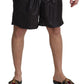 Dolce & Gabbana Chic Black Polka Dot Men's Swim Trunks