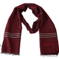 Missoni Elegant Wool Silk Blend Striped Scarf