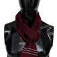 Missoni Elegant Wool Silk Blend Striped Scarf