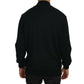 MILA SCHÖN Elegant Black Virgin Wool Pullover Sweater