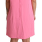 Dolce & Gabbana Elegant Pink Shift Knee Length Dress