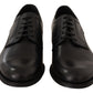 Dolce & Gabbana Elegant Black Derby Formal Shoes